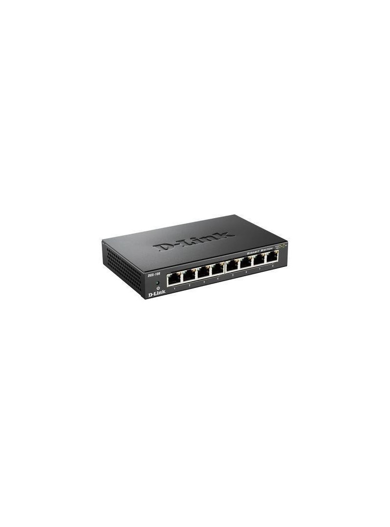 Switch D-Link DGS-108 - 8 puertos - Gigabit