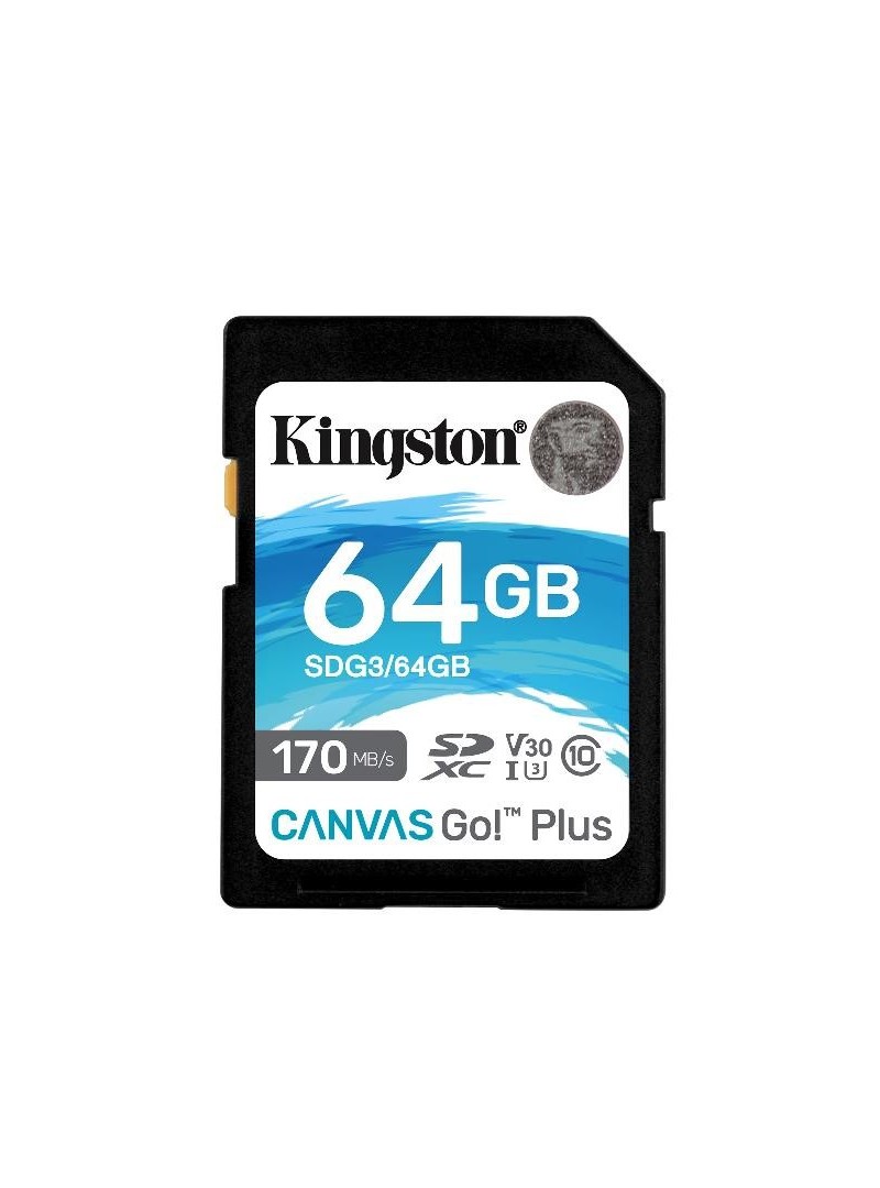 Tarjeta De Memoria Kingston SDG3/64GB de 64GB - SDXC/SDHC