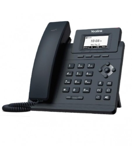 Teléfono Yealink T30P - 1 cuenta SIP, CON PoE, SIN PSU