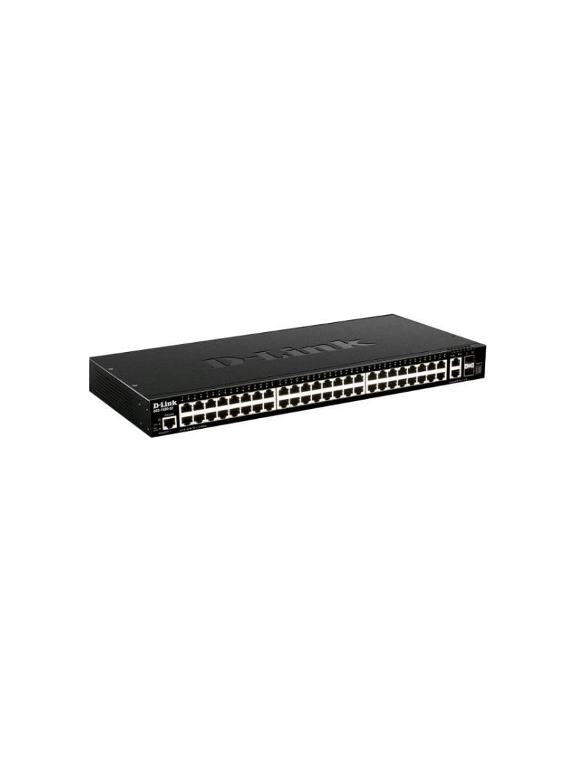 Switch D-Link DGS-1520-52MP - 44 puertos Rj-45 PoE - 4 x 2.5GBase-T PoE - 2 x 10GBASE-T - 2 x 10G SFP+ - SmartManaged