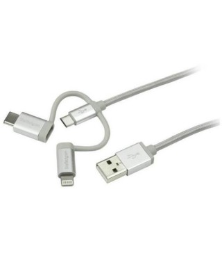 Adaptador Cable StarTech LTCUB1MGR de 1m de USB a Lightning USBC