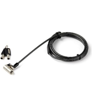 Cable de seguridad StarTech de 2m - K-Slot - Ranura Nano - Ranura Wedge - Candado con llave
