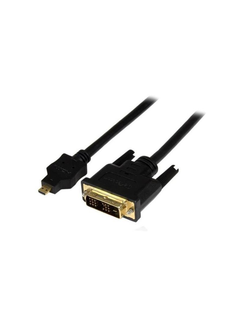Cable StarTech HDDDVIMM2M de 2 m - HDMI Micro a DVI-D (SL) 18+1 Pin