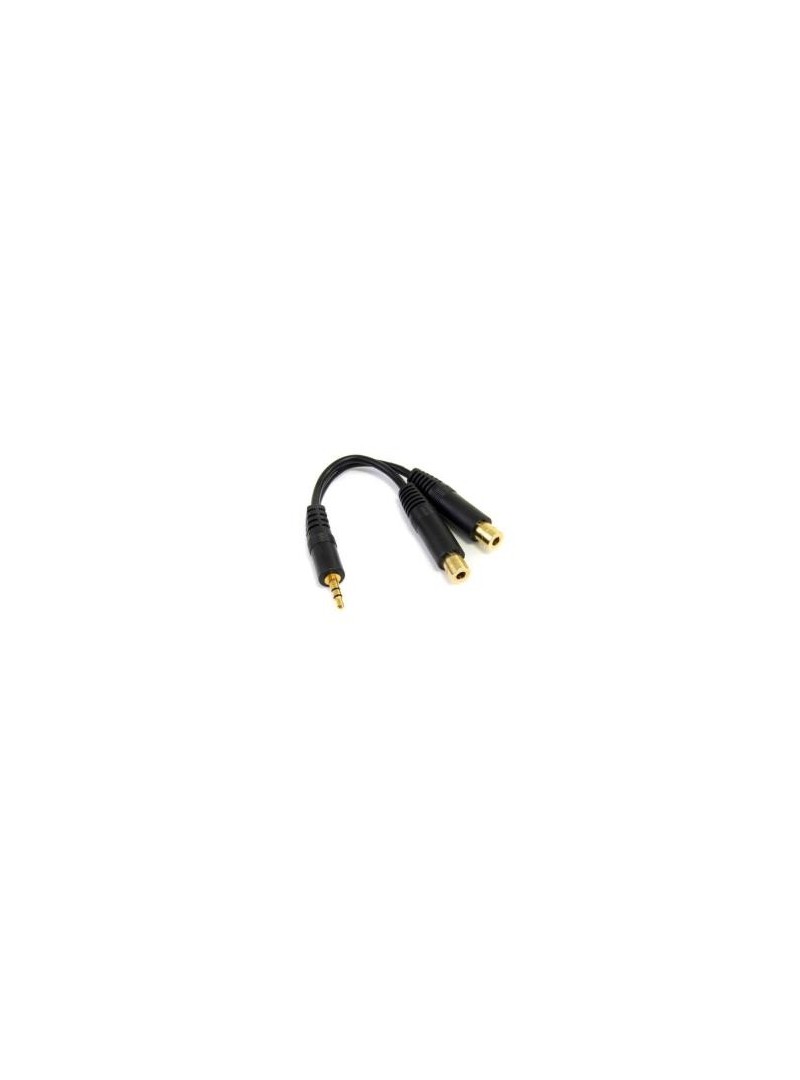 Cable StarTech MUY1MFF de 0,15 m - TRS (3.5mm) macho a TRS (3.5mm) (2 Jack) hembra