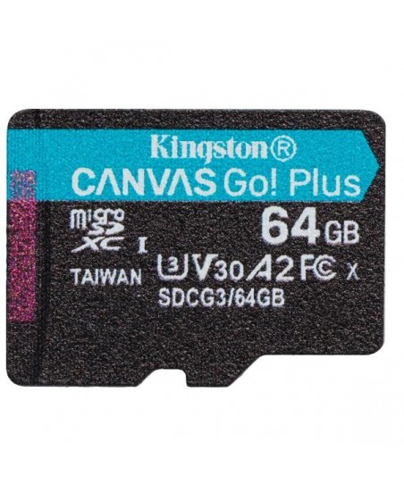 Tarjeta De Memoria Kingston SDCG3/64GBSP - Micro SD XC - 64 Gb