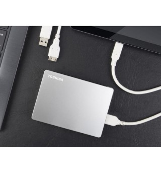 Disco duro externo Toshiba CANVIO FLEX HDD EXT 4TB SILVER - USB 3.2 Gen 1 - 2,50"