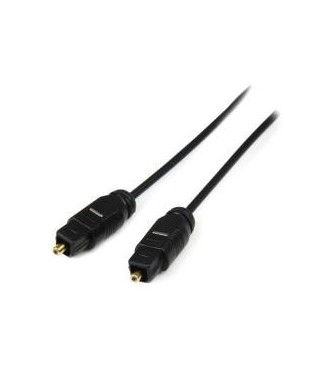 Cable StarTech THINTOS15 de 4,5 m - Toslink O.D. 4 mm a Toslink O.D. 4 mm