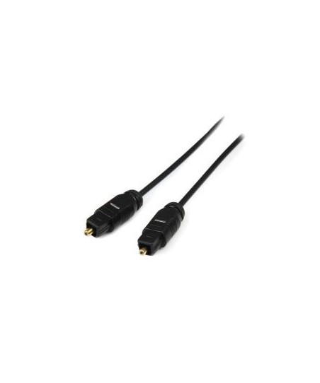 Cable StarTech THINTOS15 de 4,5 m - Toslink O.D. 4 mm a Toslink O.D. 4 mm