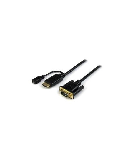 Cable StarTech HD2VGAMM3 de 91cm Conversor Activo HDMI a VGA - 1920x1200 1080p