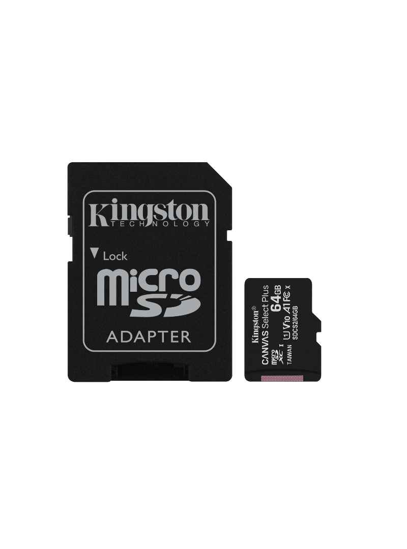 Tarjeta De Memoria Kingston SDCS2/64GB - Micro SD HC - 64 GB