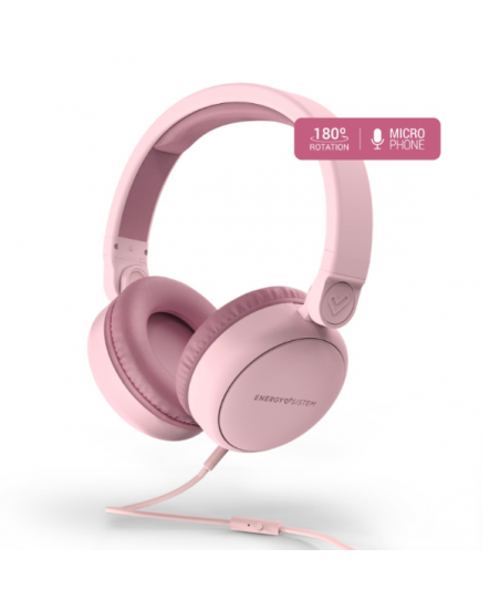 Cascos con cable Energy Sistem Style 1 Talk Pure pink