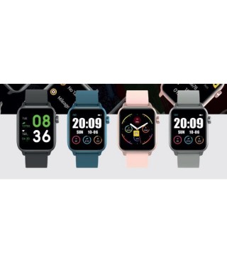 Smartwatch XMOVE-NEGRO - 1,3" - Touchscreen - Correa Desmontable - 240 h