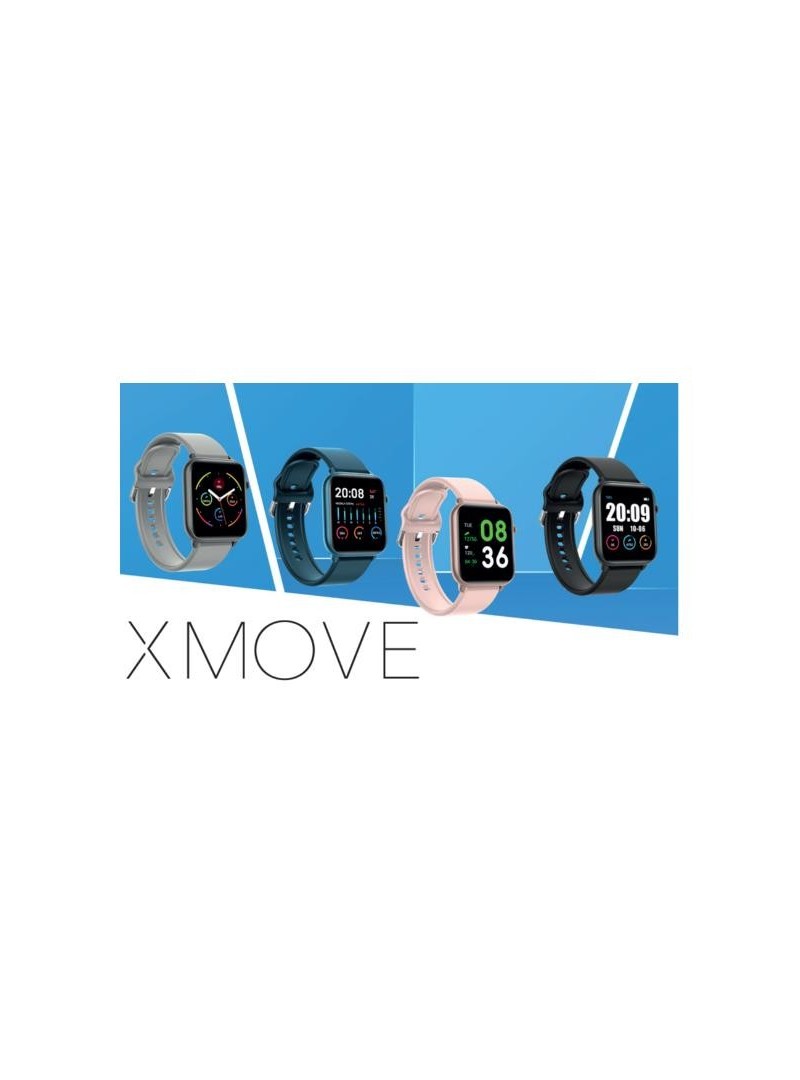 Smartwatch XMOVE-ROSA - 1,30" - Touchscreen - Correa Desmontable - 240 h