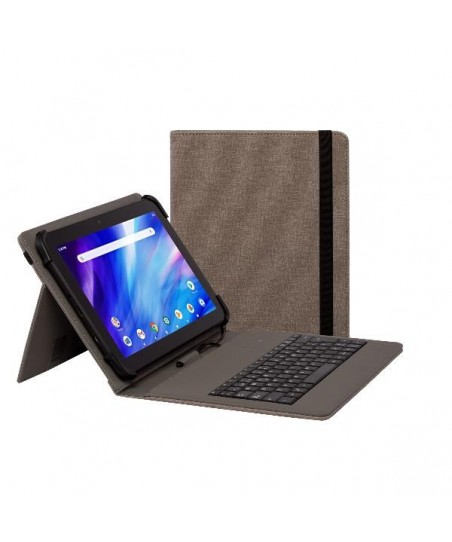 Funda con Teclado USB para Tablet 9,7" a 10.5" Beige de la marca nilox