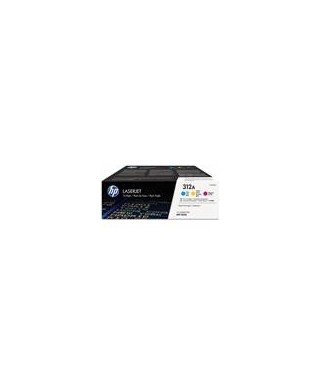 TONER PACK 3 COLORES (CMY) HP 312A