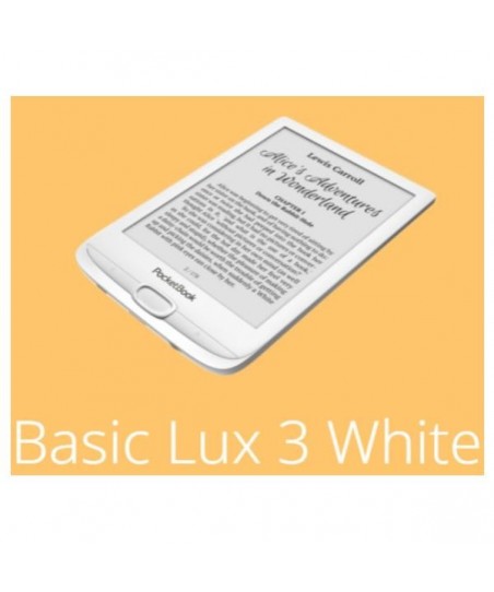 E-Book Pocketbook BASIC LUX 3 INK WHITE de 6" táctil - 8 GB