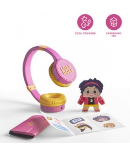 Cascos con cable Energy Sistem Lol&Roll Pop Kids Headphones Pink - Jack 3,5mm