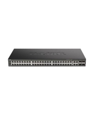 Switch D-Link DGS-2000-52MP de 48 puertos Gigabit PoE + 4 puertos Gigabit SFP Combo - Managed
