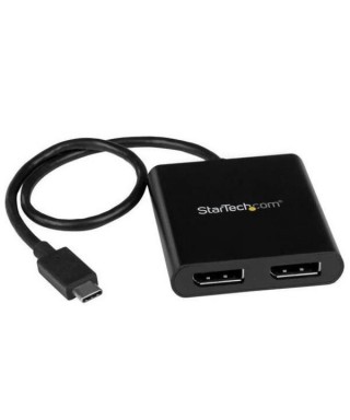 Divisor Multiplicador StarTech MSTCDP122DP de USB-C a DisplayPort de 2 Puertos
