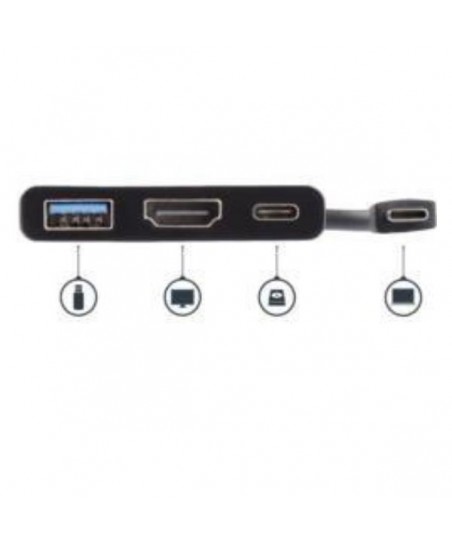 Adaptador Multifunción StarTech CDP2HDUACP - USB-C a 4K Entrega Potencia y USB A