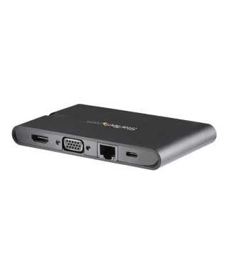 Replicador StarTech USB-C Docking Station VGA HDMI GbE SD Win Mac