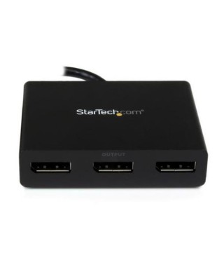 Splitter StarTech - Multiplicador Divisor DisplayPort de 3 Puertos