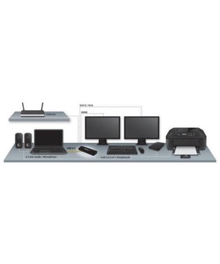 Docking Station StarTech - USB 3.0 HDMI®/DVI/VGA para Portátil