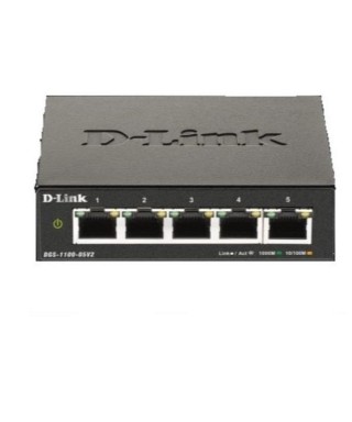 Switch D-Link DGS-1100-05V2 de 5 puertos Smart Managed