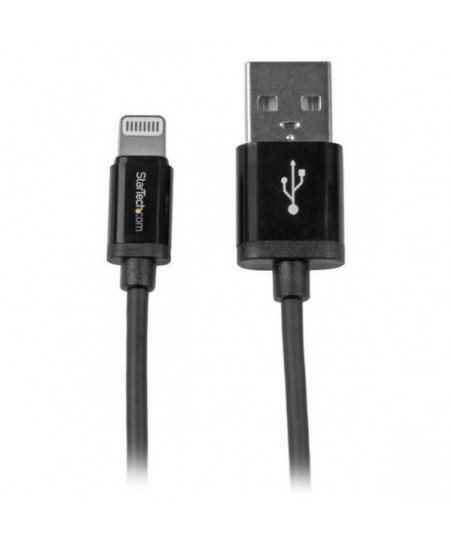 Cable StarTech USBLT1MB de 1m - Lightning a USB Negro