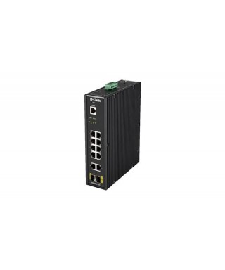 Switch D-Link DIS-200G-12S - 10 puertos RJ-45 - Gigabit - 2 puertos SFP - Smart Managed