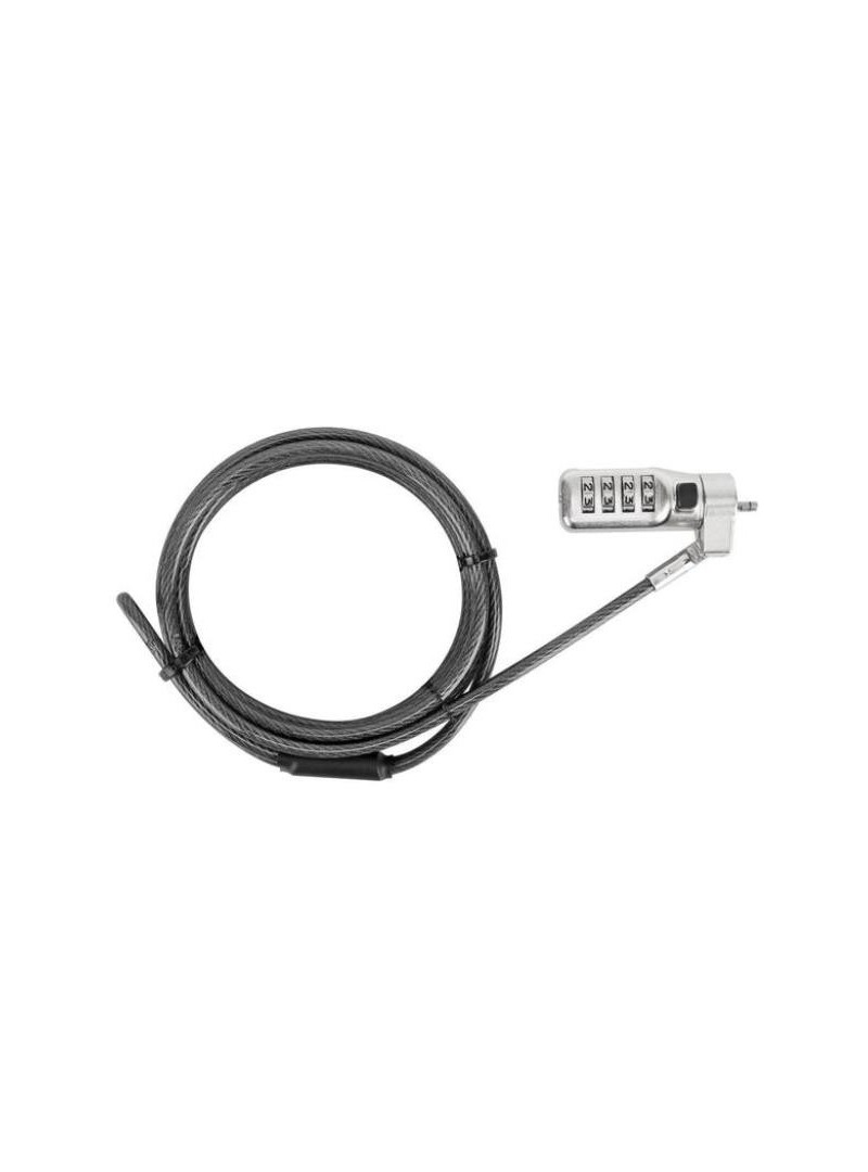 Cable de seguridad Targus candado de combinación fija 3 en 1 DEFCON - 200 cm