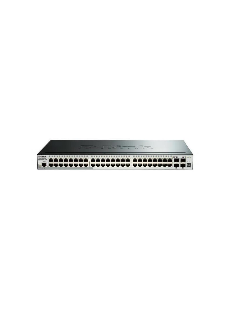 Switch D-Link DGS-1510-52X/E de 48 puertos Gigabit + 4 puertos 10G SFP+ - SmartManaged