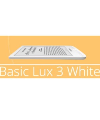 E-Book Pocketbook BASIC LUX 3 INK WHITE de 6" - 8 GB