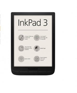 E-Book POCKETBOOK INKPAD 3 BLACK de 7,80" táctil de 8GB