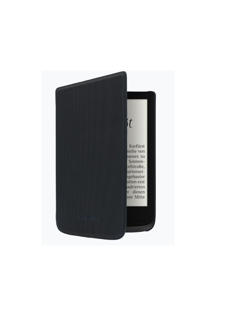 Funda para tablet PocketBook PU black strips pattern cover Shell series