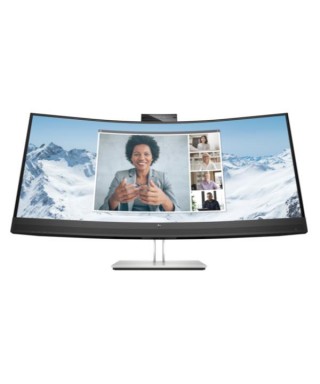 Monitor de conferencias USB-C curvo WQHD HP E34m G4 de 34" con webcam/VA LED/Multimedia/1 HDMI-DP