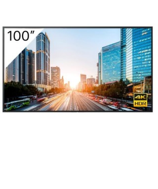 Monitor Digital Signage Sony FW-100BZ40J de 100" - 600 cd/m² - DIRECT LED - 3840 Px - Multimedia