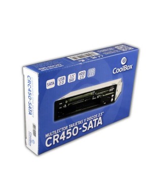 Lector de tarjetas de memoria Coolbox CR450SA01 - Interno - SATA