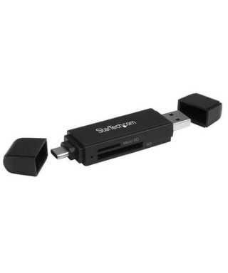 Lector de tarjetas de memoria StarTech - USB 3.0 USB-C USB-A de Tarjetas SD Micro SD