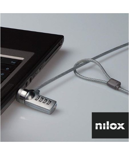 Cable de seguridad Nilox MGDA40500 - Candado de combinación - 150 cm