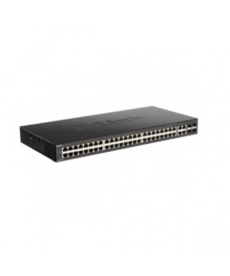 Switch D-Link de 48 Puertos Gigabit + 4 Puertos 100/1000 Mbps GbE/SFP Combo Ports Managed Access Switch