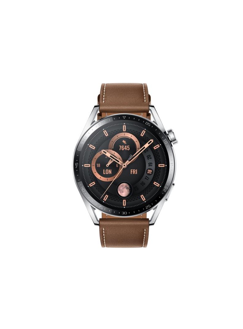Smartwatch Huawei WATCH GT3 46MM CLASSIC STEEL BROWN de 1,43" - 336h