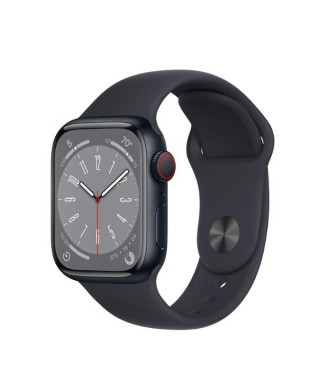 Smartwatch Apple Watch Series 8 Cell 41mm Midnight Alum Case Midnight Sport B - 1,9" - 36h