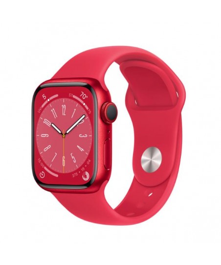 Smartwatch Apple Watch Series 8 Cell 41mm RED Alum Case RED Sport Band - 1,9" - 36 h