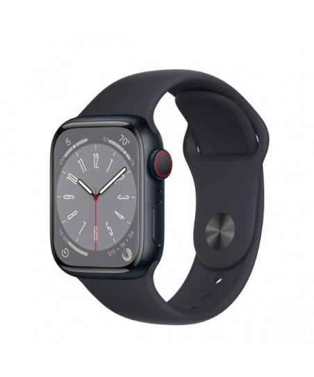 Smartwatch Apple Watch Series 8 GPS 45mm Midnight Alum Case Midnight Sport Ba 1,9" - 36h