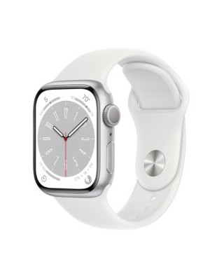 Smartwatch Apple Watch Series 8 GPS 41mm Silver Alum Case White Sport Band - 1,9" - 36h