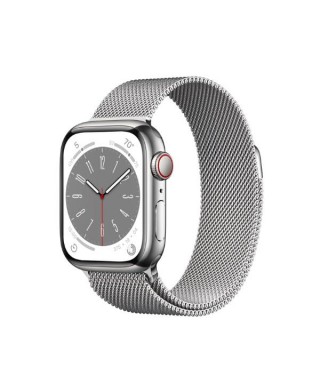 Smartwatch Apple Watch Series 8 Cell 41mm Silver Steel Case Silver Milanese L de 1,9" - 36h