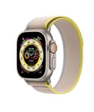 Smartwatch Apple Watch Ultra Cell 49mm Titanium Case Yellow/Beige Trail Loop - 1,92" - 18h