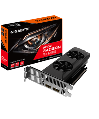 Tarjeta gráfica Gigabyte Radeon RX 6400 D6 LOW AMD 4 GB GDDR6