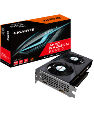 Tarjeta gráfica Gigabyte Radeon RX 6400 EAGLE 4G AMD 4 GB GDDR6